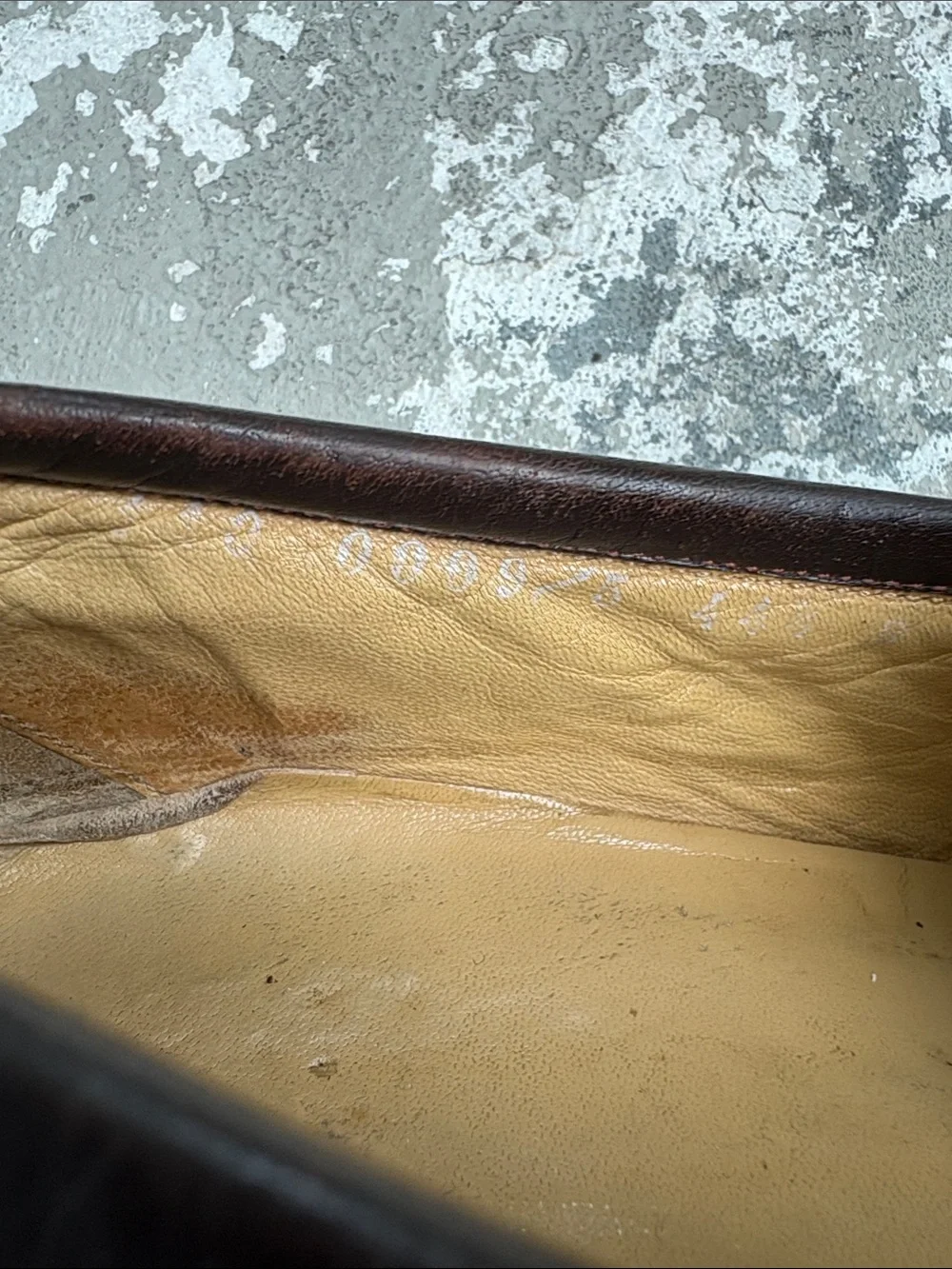 Vintage Gucci horse pit loafers
